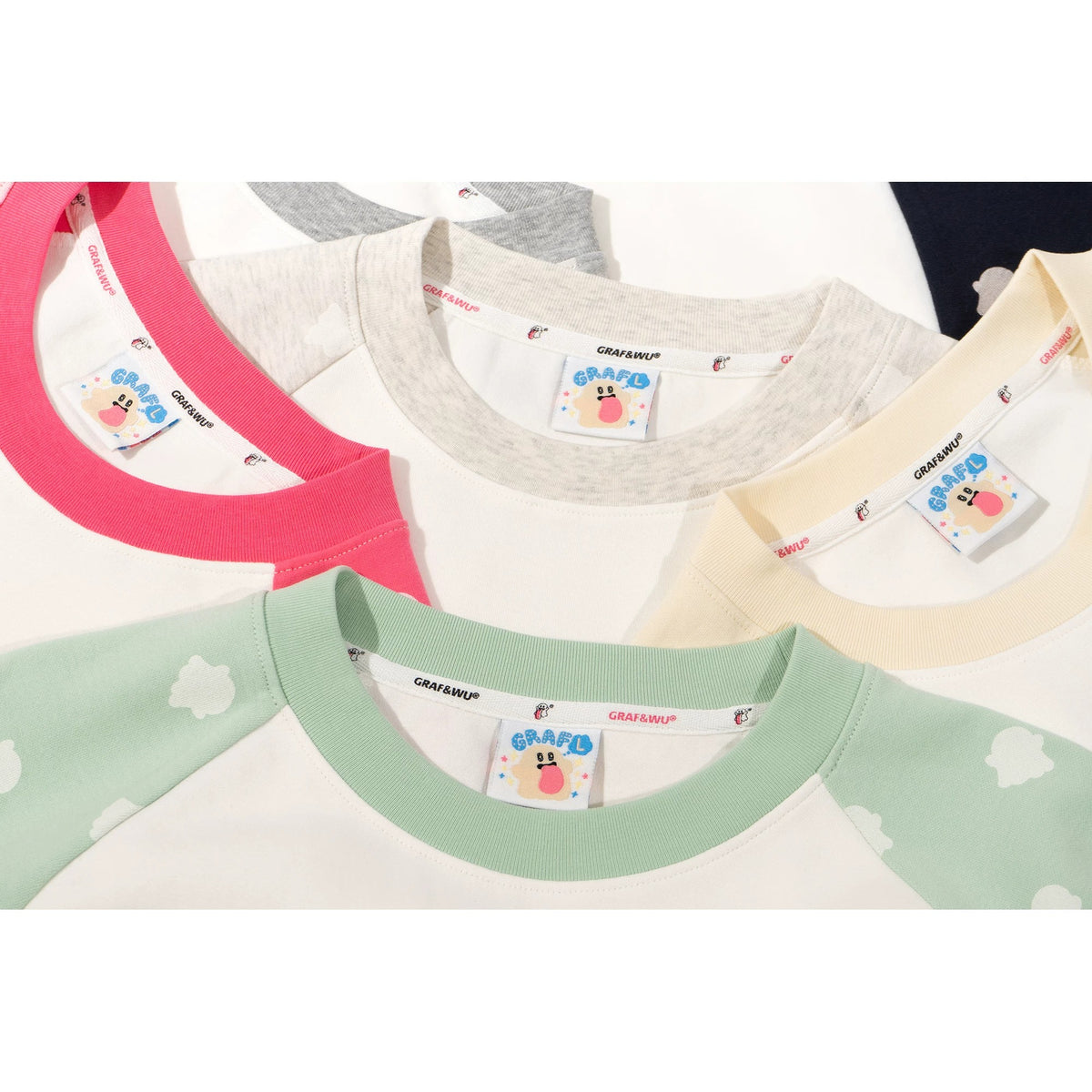 Chinese Zodiac Ghost Raglan Long Sleeve Tee | GRAF&WU