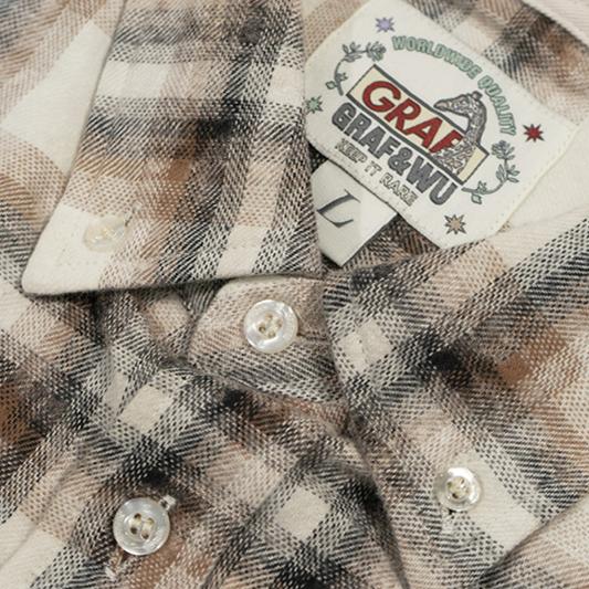 GRAF&WU Giraffe Football Embroidery Vintage Thin Shirt