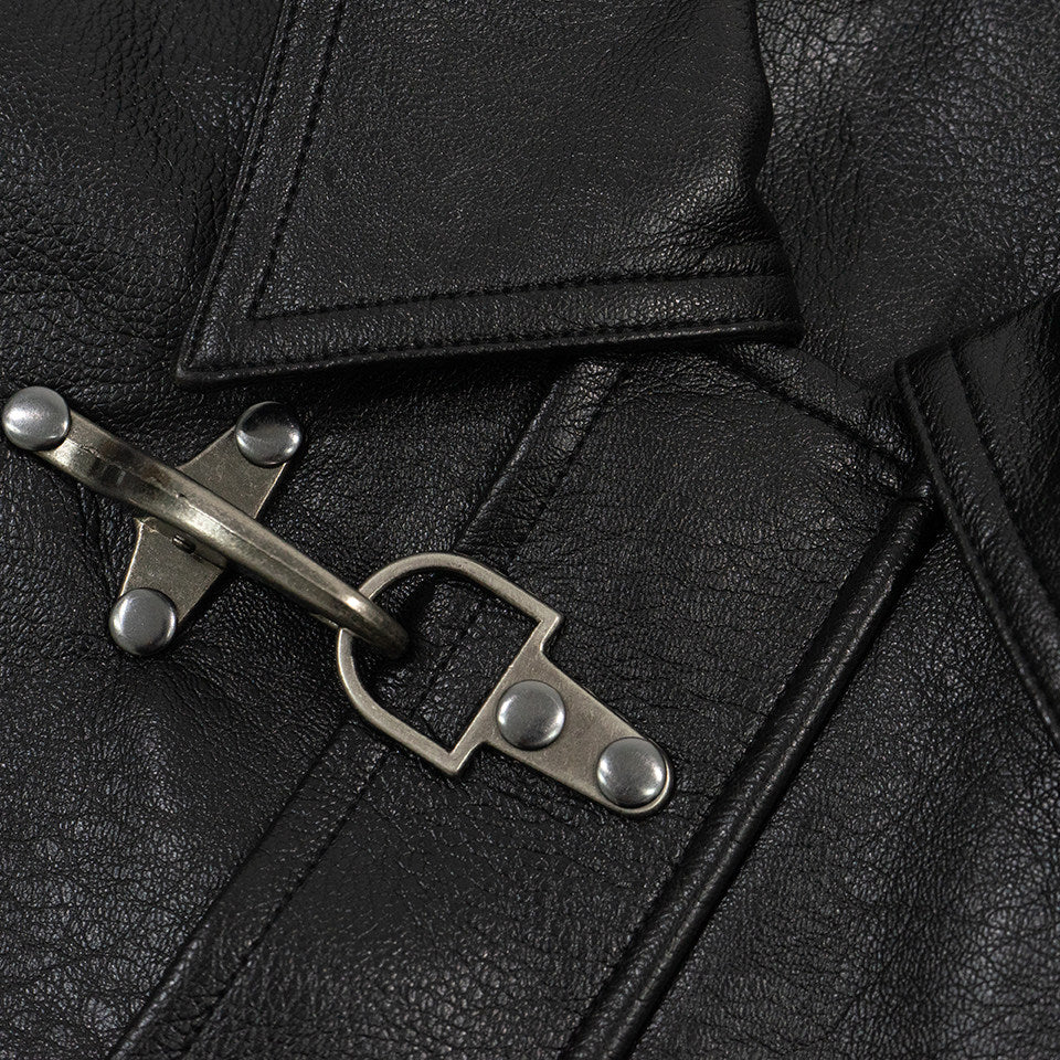 GRAF&WU AK Angel Lobster Buckle Design Black Warrior Jacket