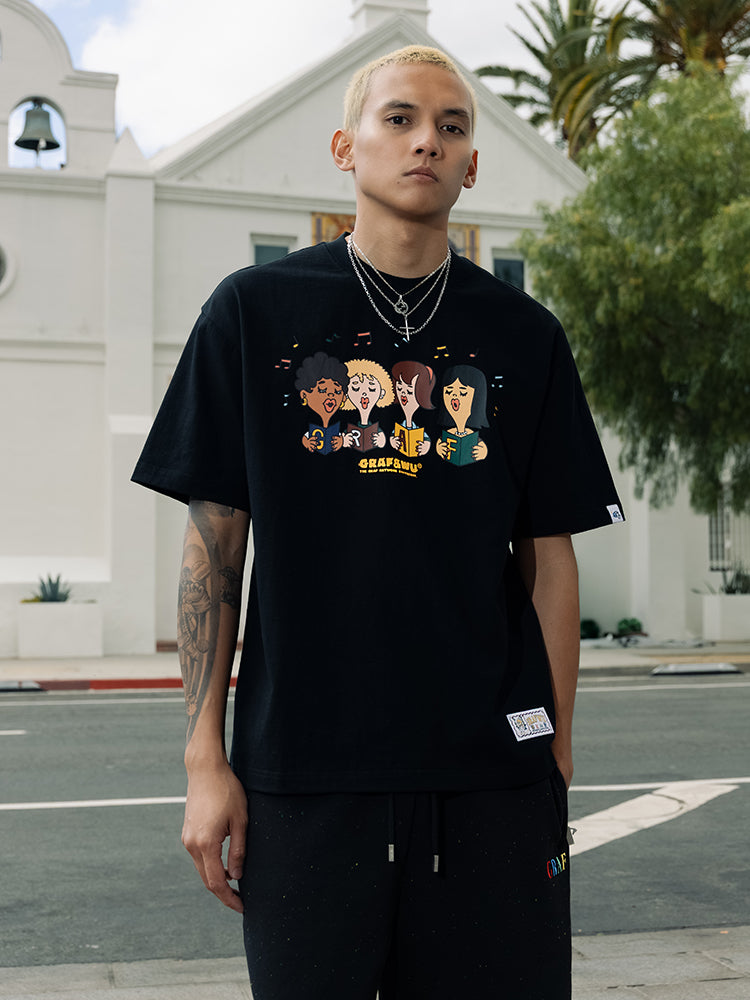 GRAF&WU World as One Family Choir Singing T-Shirt