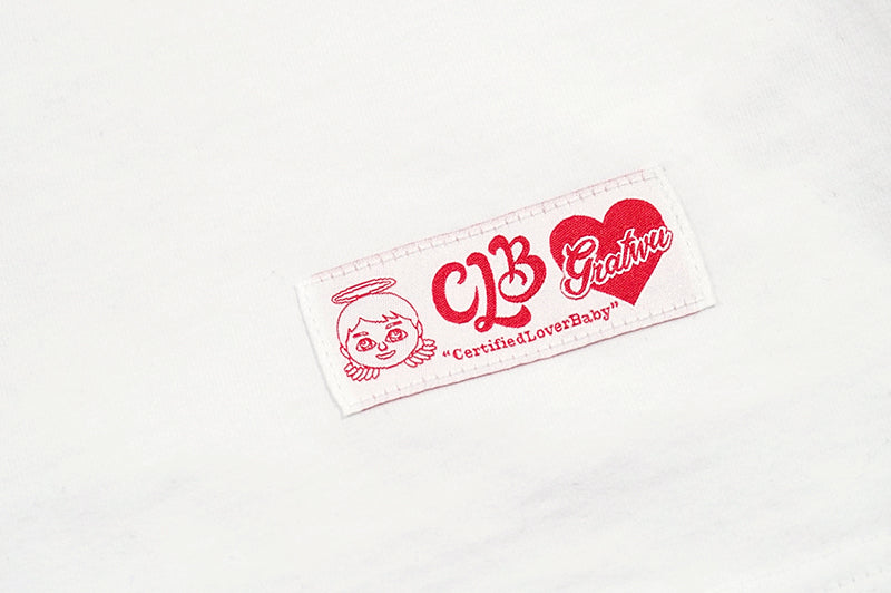 GRAF&WU T-Shirts Certified Lover Baby T-Shirt Love Little Angel Cotton Short Sleeve Embroidered Short Sleeved