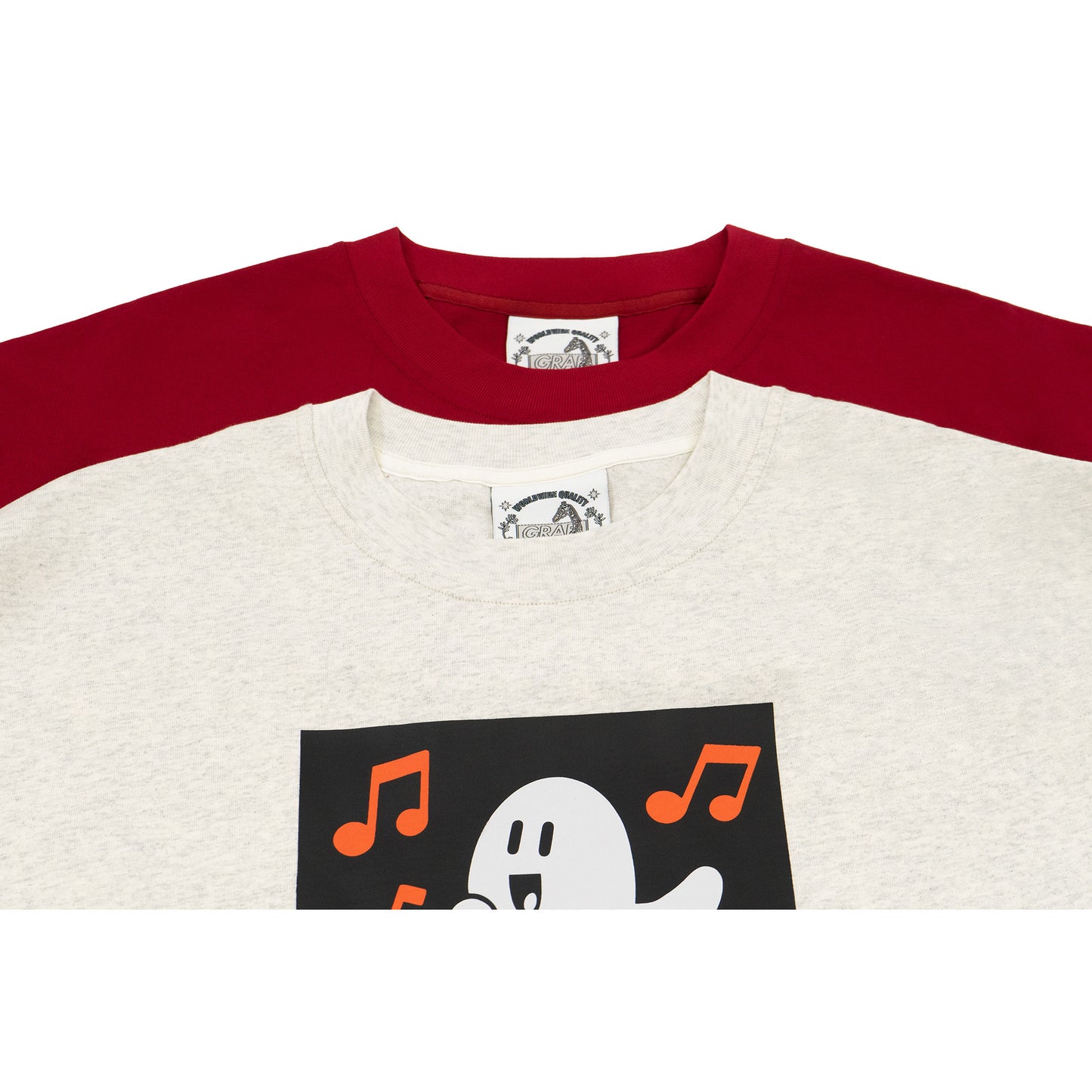 GRAF&WU Ghost Sing Retro Ghost Concert Live Poster Print T-shirt