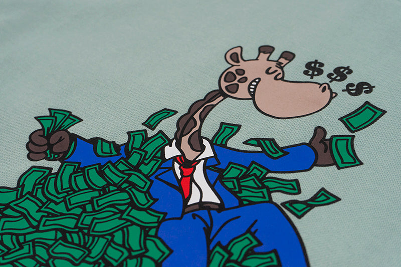 GRAFWU Graffy Drip In Cash Pattern T-Shirts