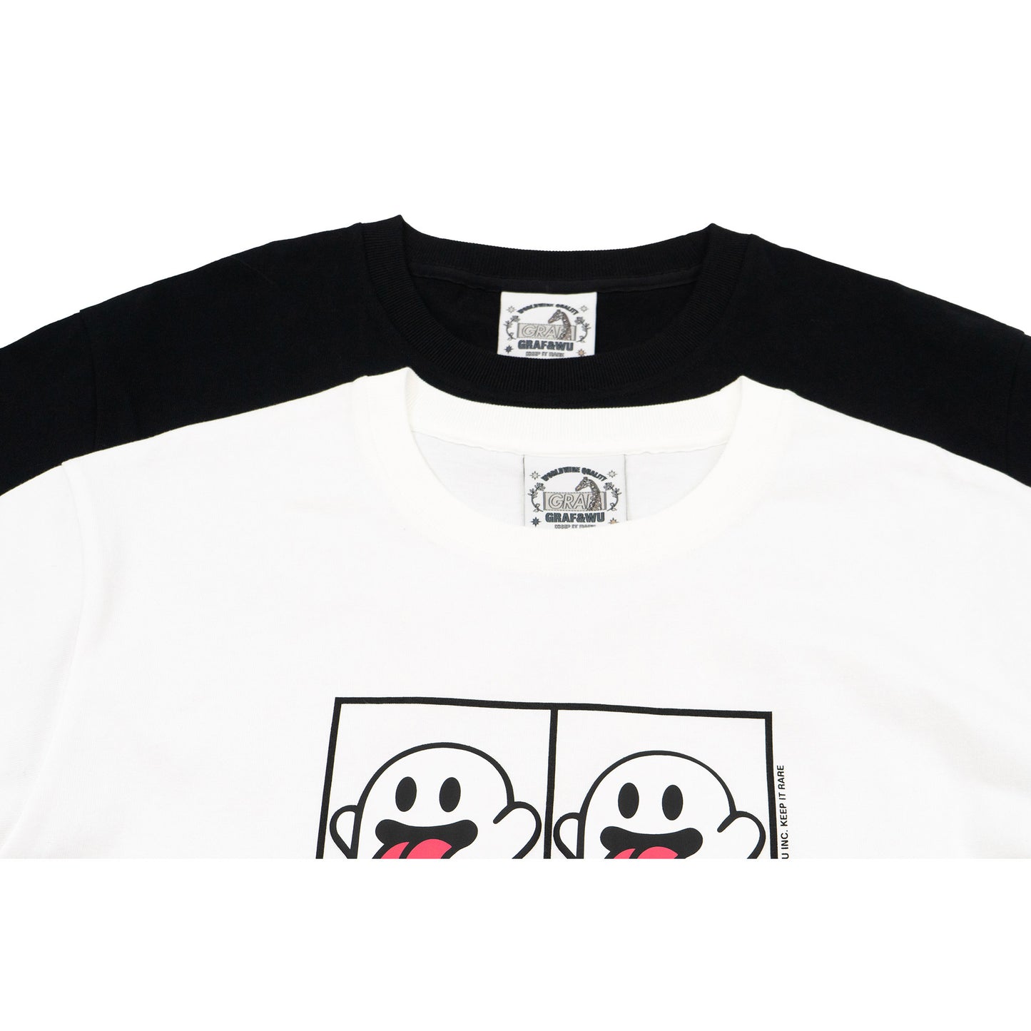 GRAF&WU Fahion Classic OG Booghost Graphic T-shirt