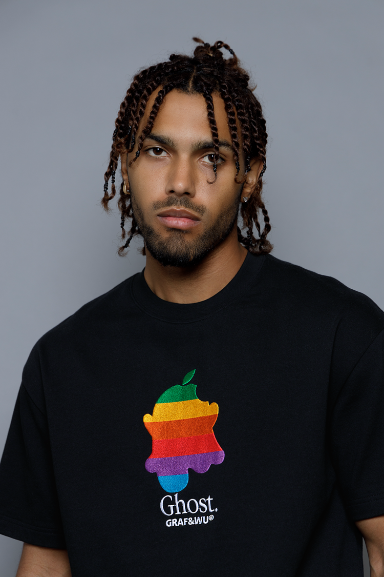 GRAF&WU Rainbow Cute Ghost T-Shirts