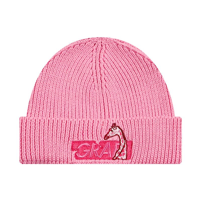 GRAF&WU Classic Colorful Embroidered Knitted Beanie
