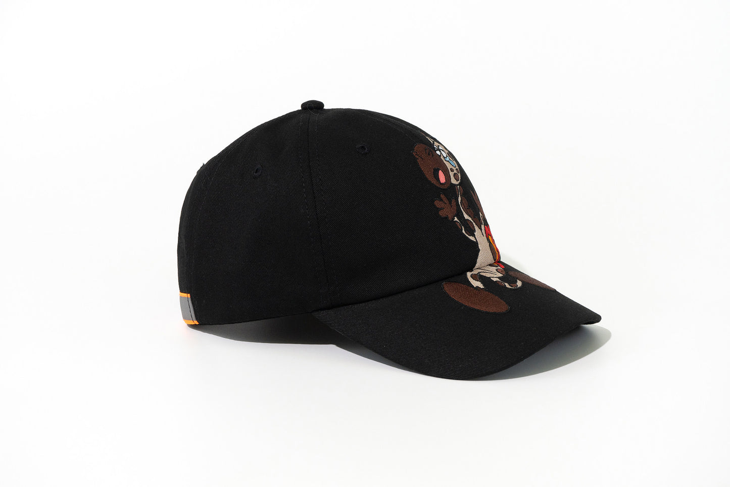 GRAF&WU Burning Giraffe Embroidered Baseball Cap Funny Cartoon Hat