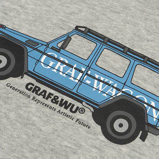 GRAF&WU Off-Road Vehicle Tough Guy Spirit Hoodie Streetwear Trend Sweatshirt