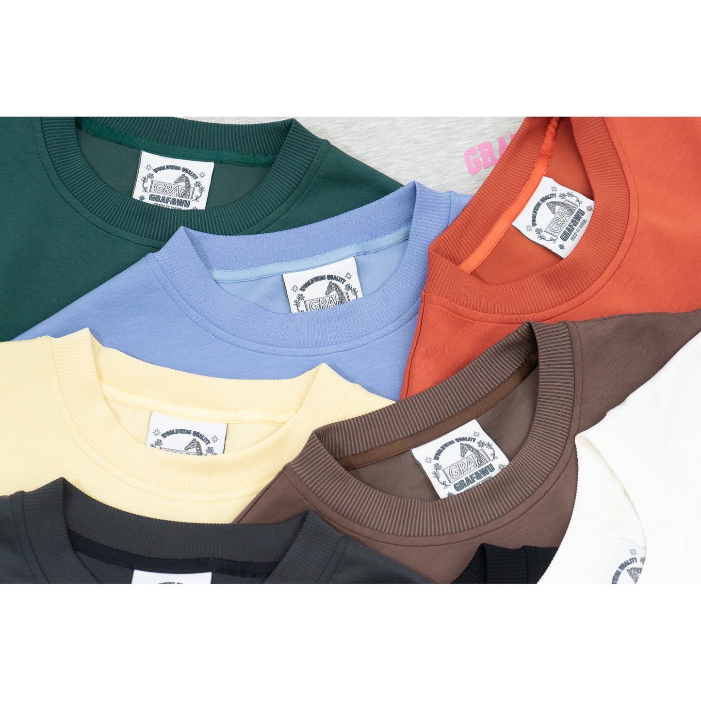 GRAF&WU Logo Fashion Cool Feeling Cozy T-shirt