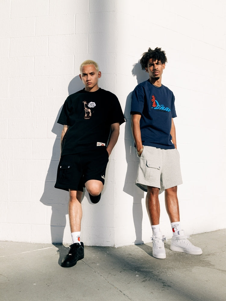 GRAF&WU Fire Hydrant Leak Drip Embroidery T-Shirts