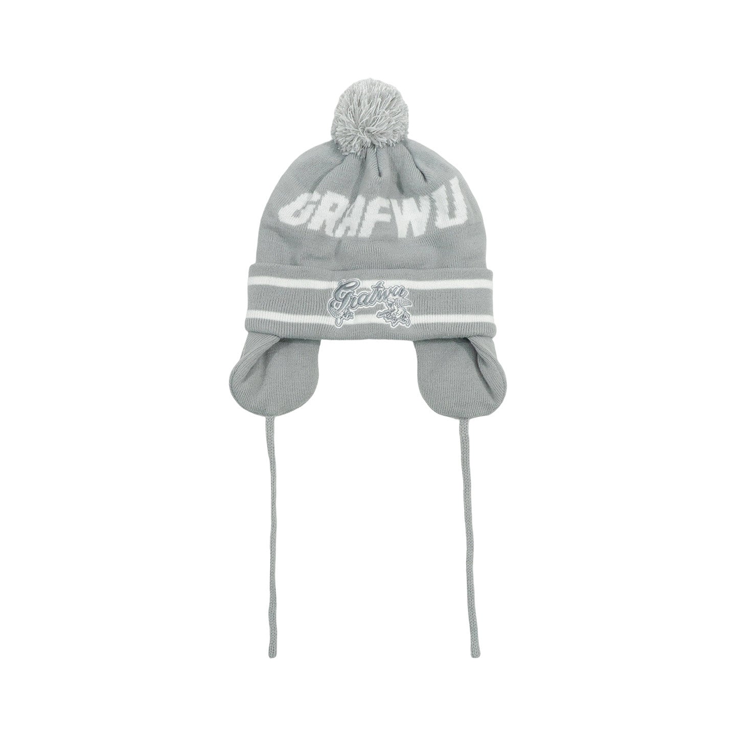 GRAF&WU AK47 Angel Badge Embroidered Pilot Earflap Knitted Hat