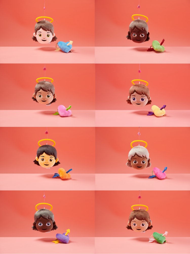 GRAF&WU Certified Lover Baby Cupid Plush Toy Bag Pendant Blind Bag