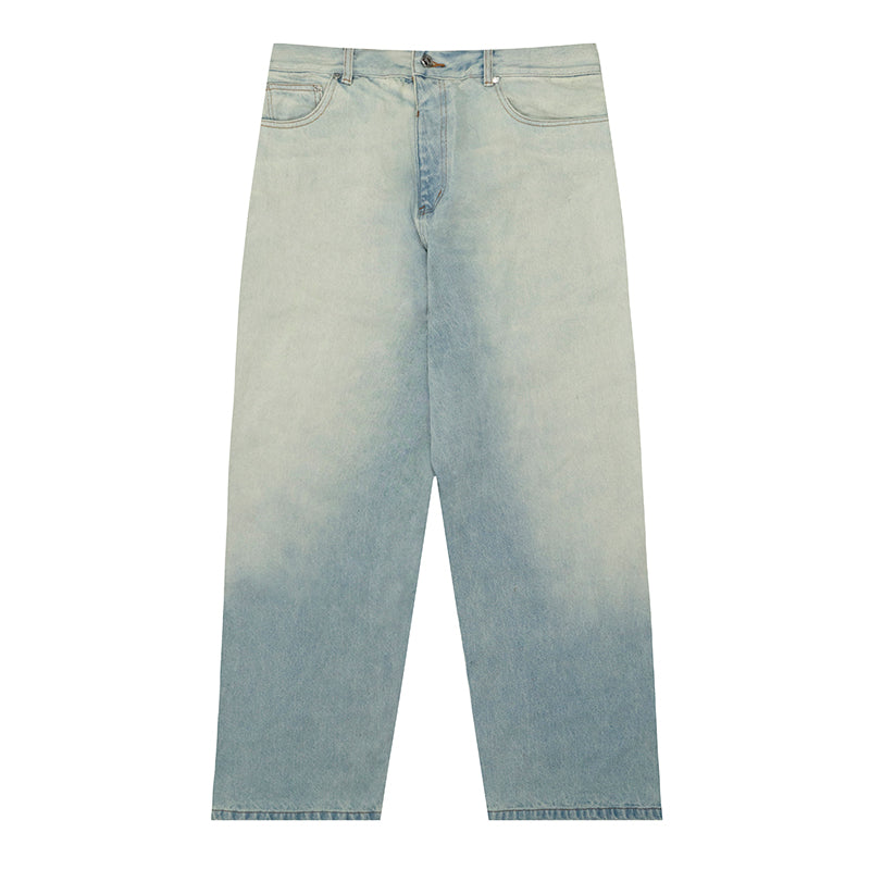 GRAF&WU Baggy Fit Washed Jeans