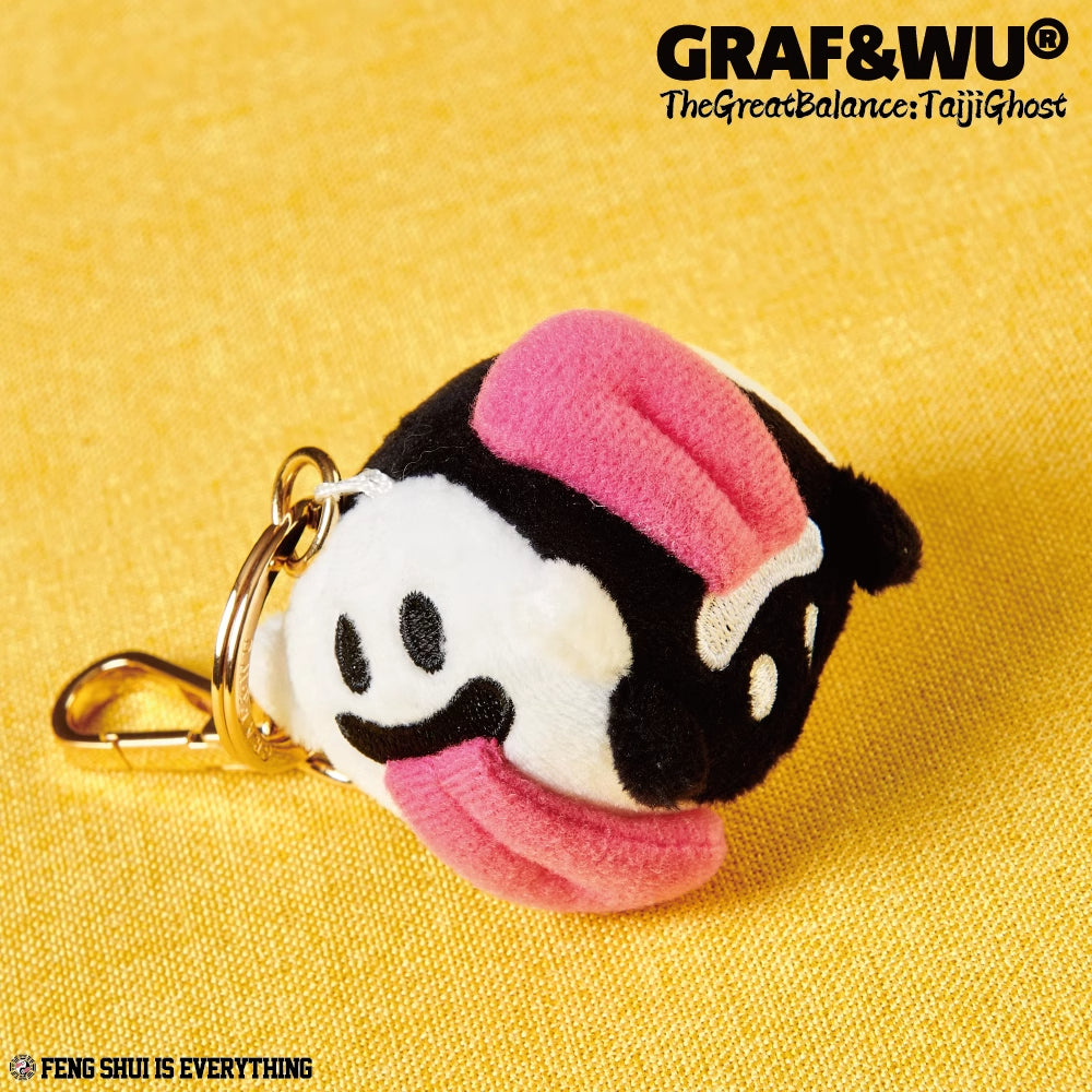 GRAF&WU "Balance of All Things"TaiChi BooGhost CuteGhost Toy Bag Pendant Trend Keychain