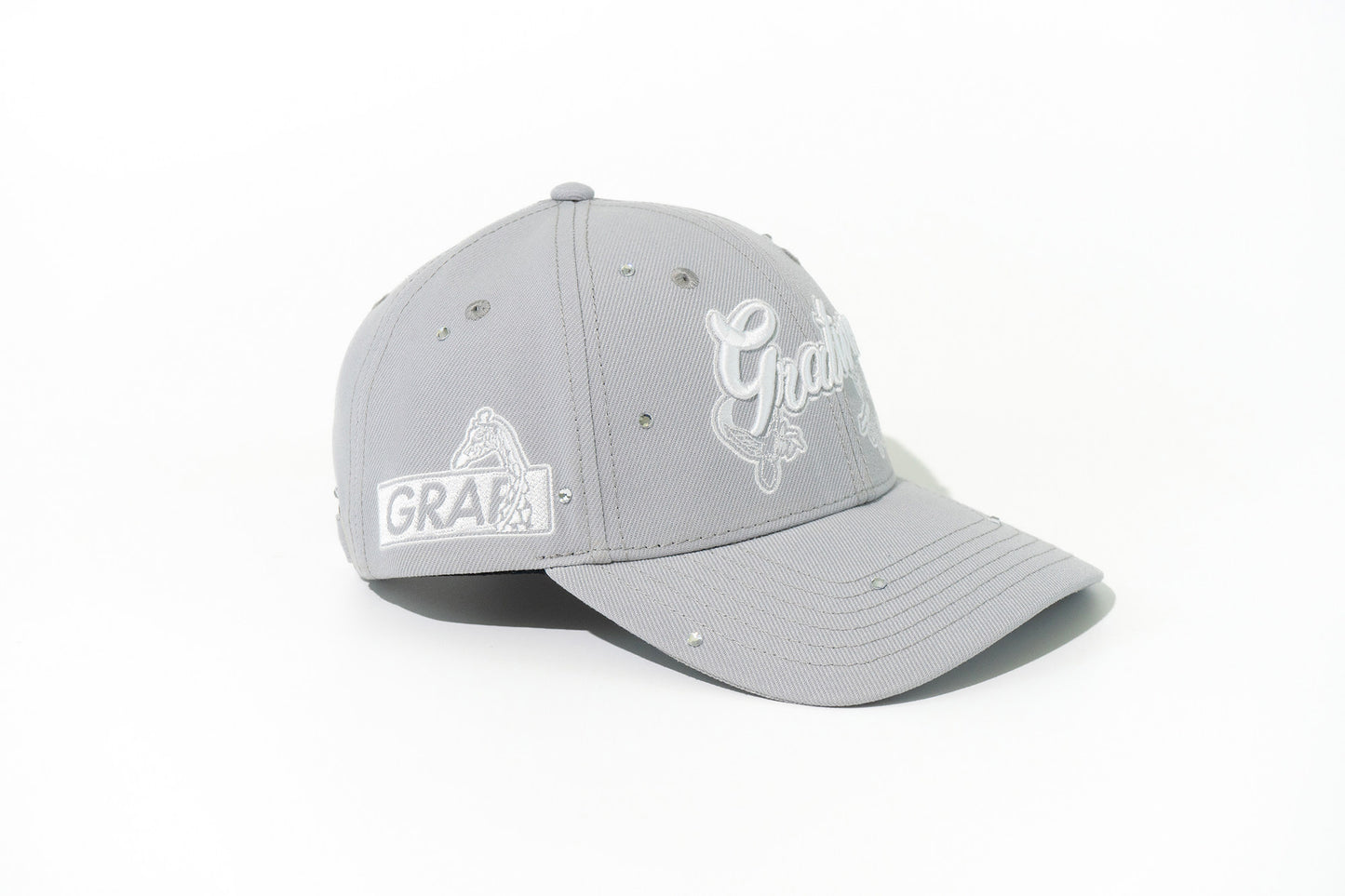 GRAF&WU Rhinestone AK47 Angel Baseball Cap Curved Brim Streetwear Hat