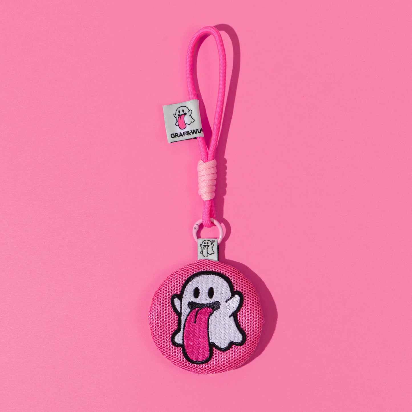 GRAF&WU OG Booghost Bluetooth Headphone Case Fashion Pink Coin Purse