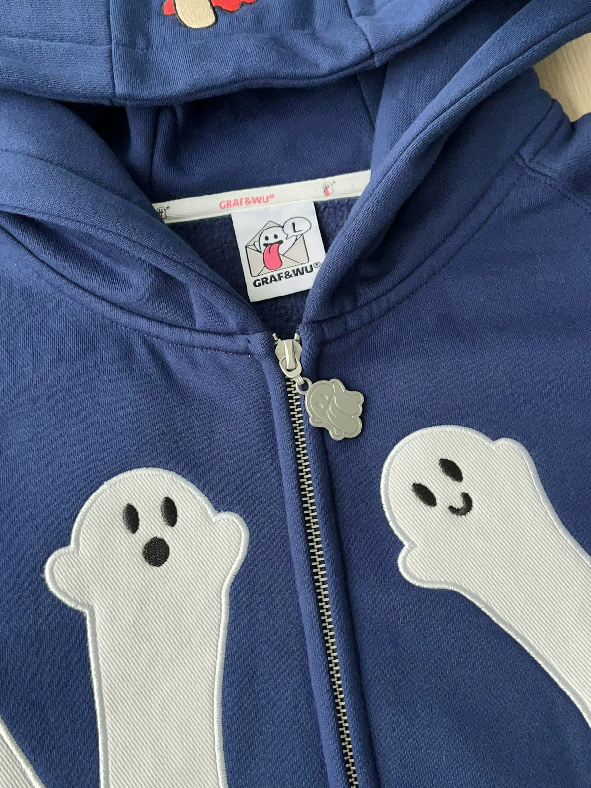 New York Ghost Zip-Up Hoodie for Couples