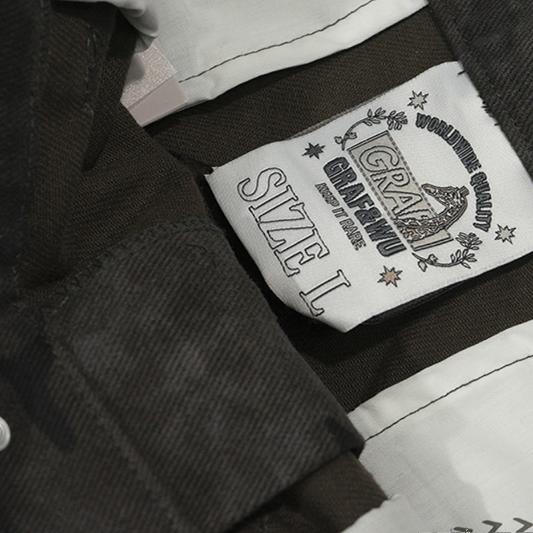 GRAF&WU Bronze Label Camouflage M65 Cargo Workwear Street Baggy Pants