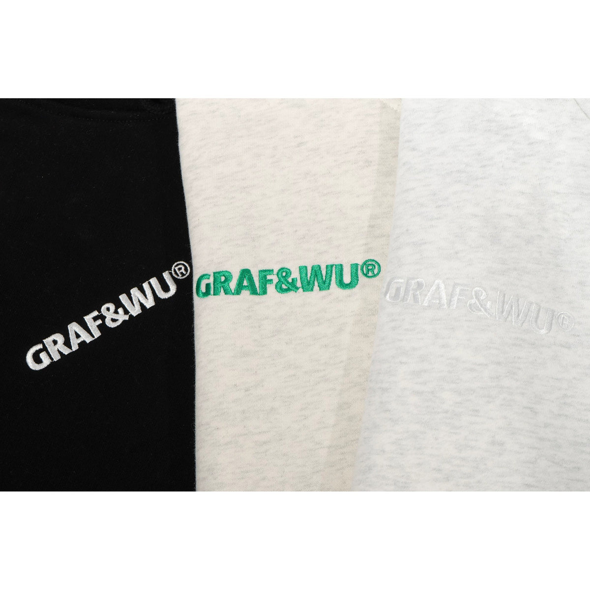 GRAF&WU GW Embroidered Oversized Fleece Hoodie
