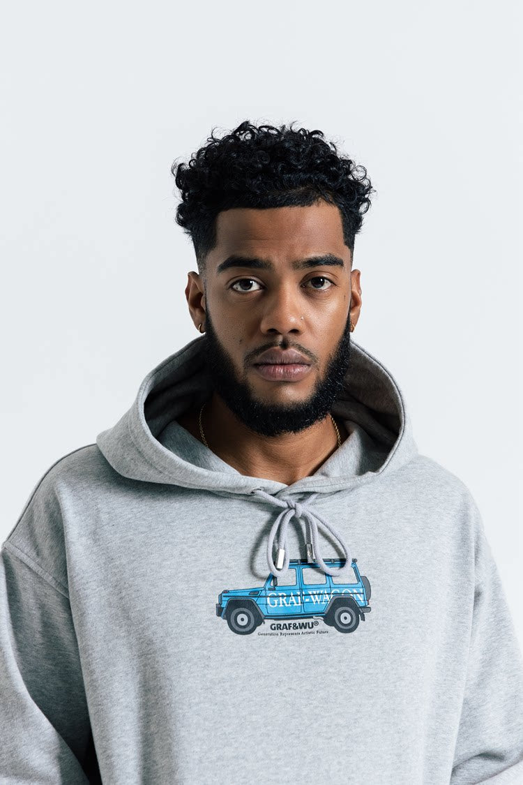 GRAF&WU Off-Road Vehicle Tough Guy Spirit Hoodie Streetwear Trend Sweatshirt
