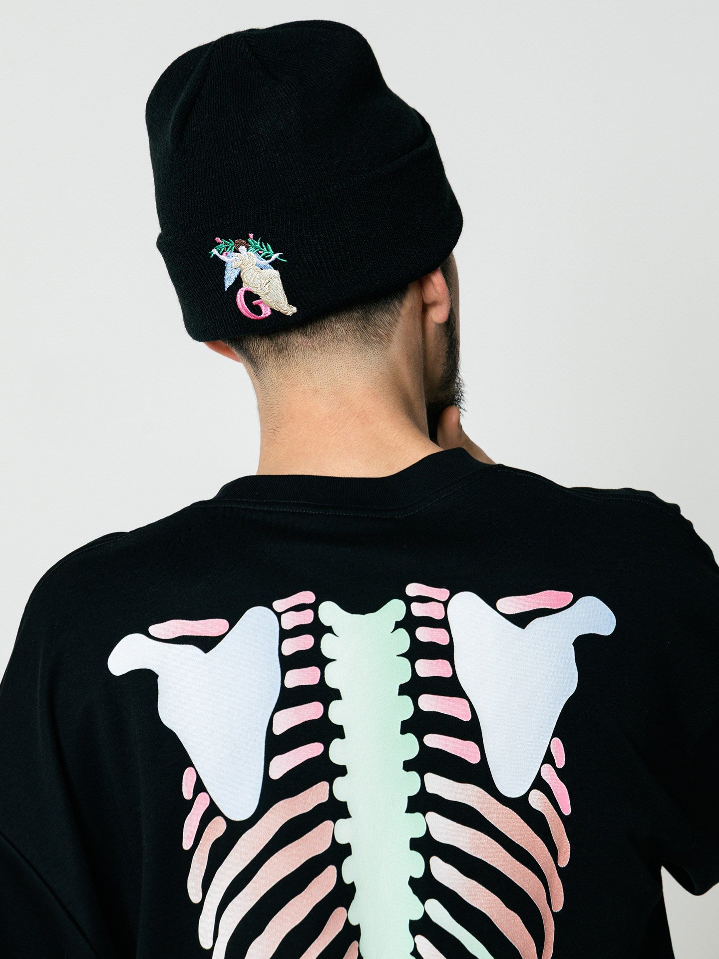 GRAF&WU Lucky Goddess Embroidered Street Hip Hop Wool Beanies