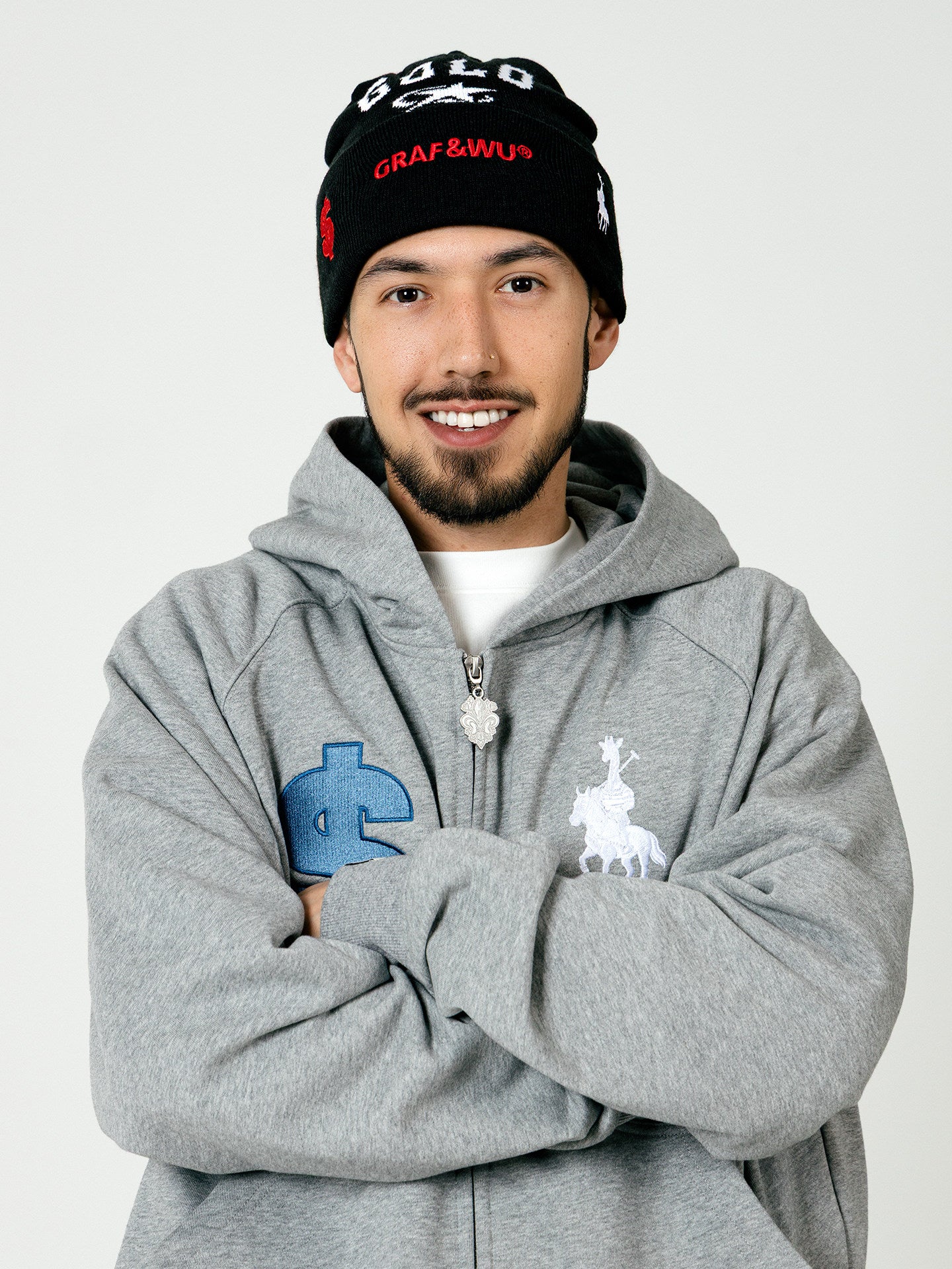 GRAF&WU Giraffe Character Streetwear Knitted Hat