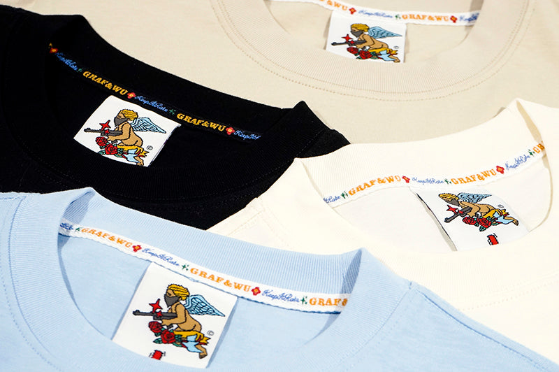 GRAFWU Keep It Rare Flower Angel Badge T-Shirts