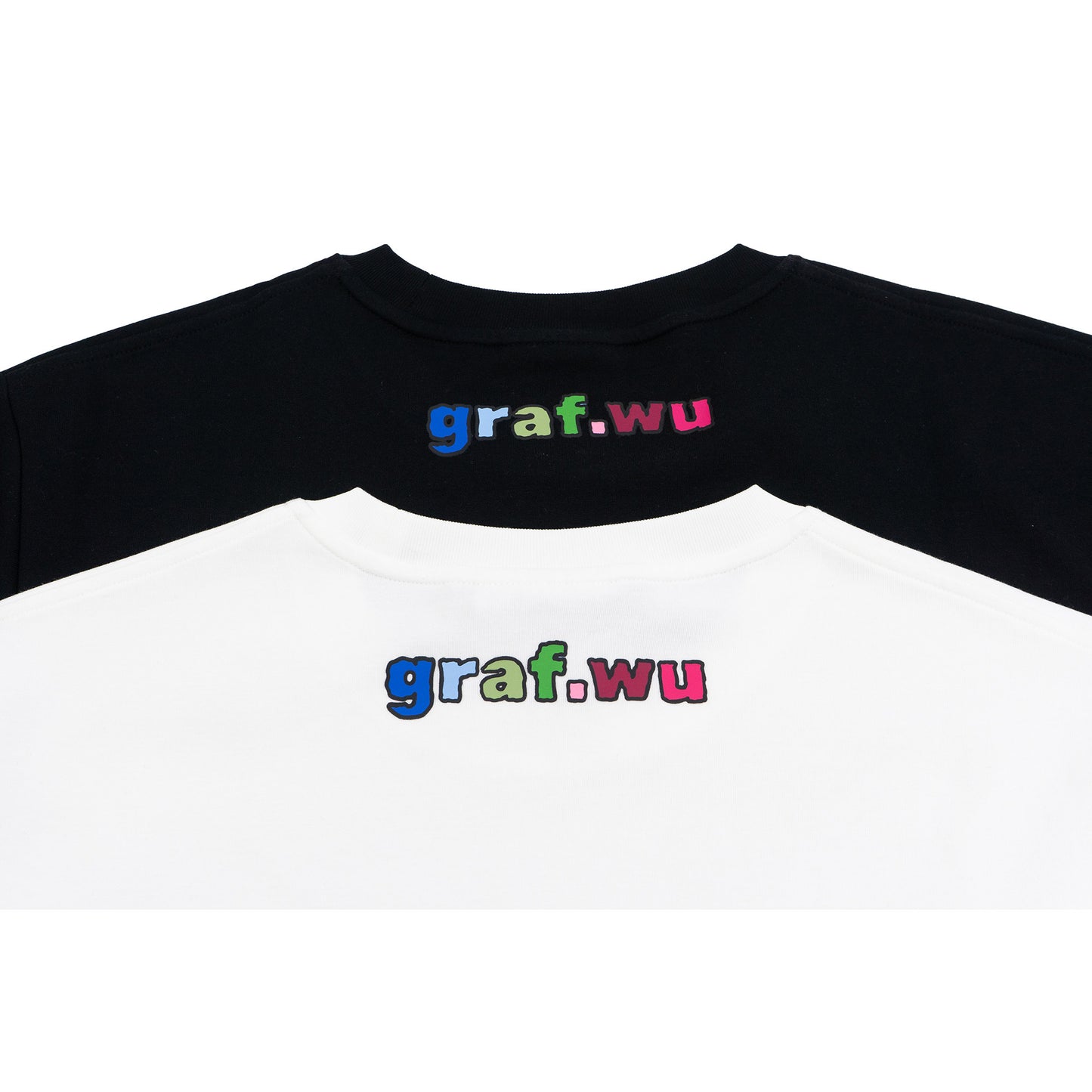 GRAF&WU Cartoon Retro Angel Devil Streetwear Loose T-shirt