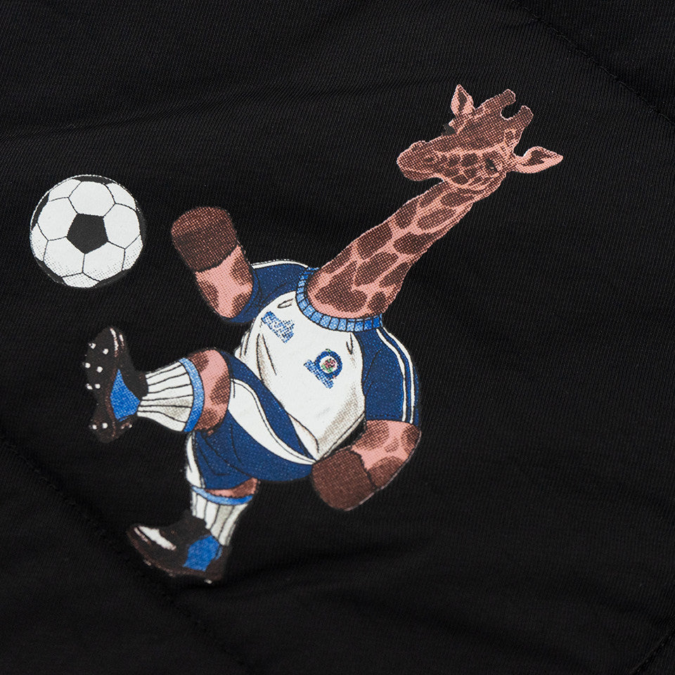 GRAF&WU Giraffe Playing Soccer Thick Warm Vest