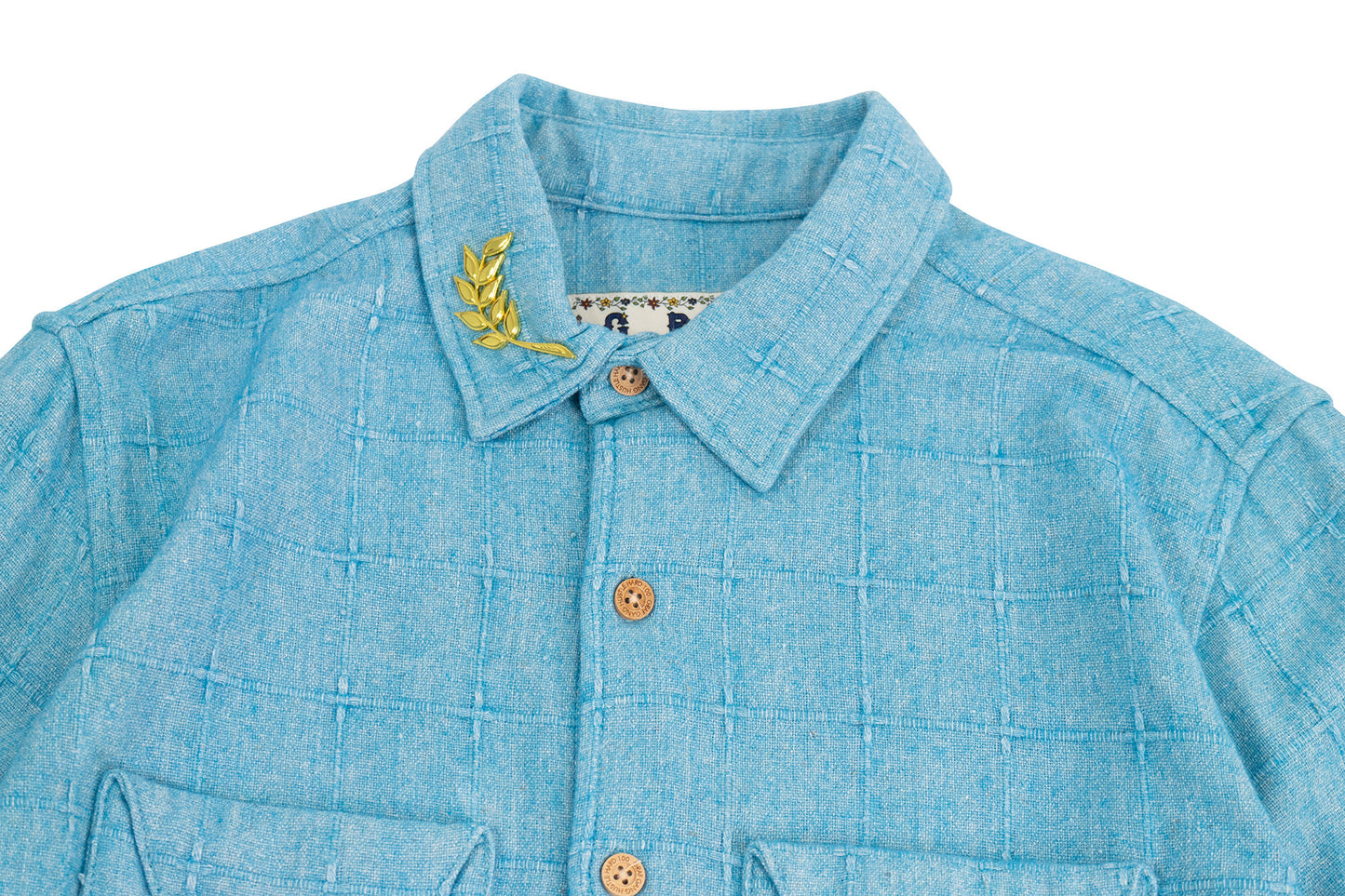 GRAF&WU AK Angel Linen-Cotton Cozy Shirt