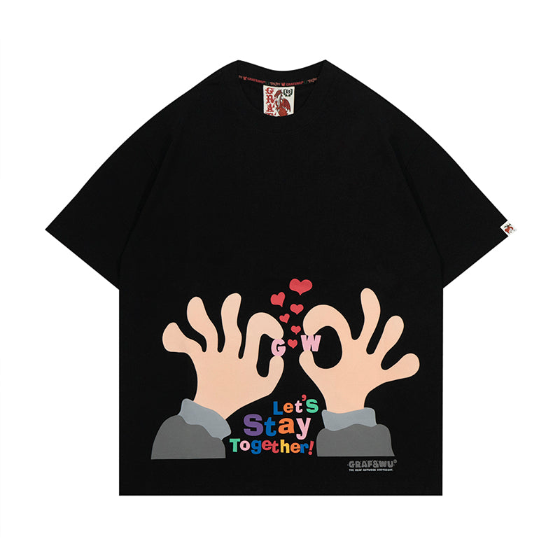 GRAFWU Stay Together GW Design Streetwear T-Shirts