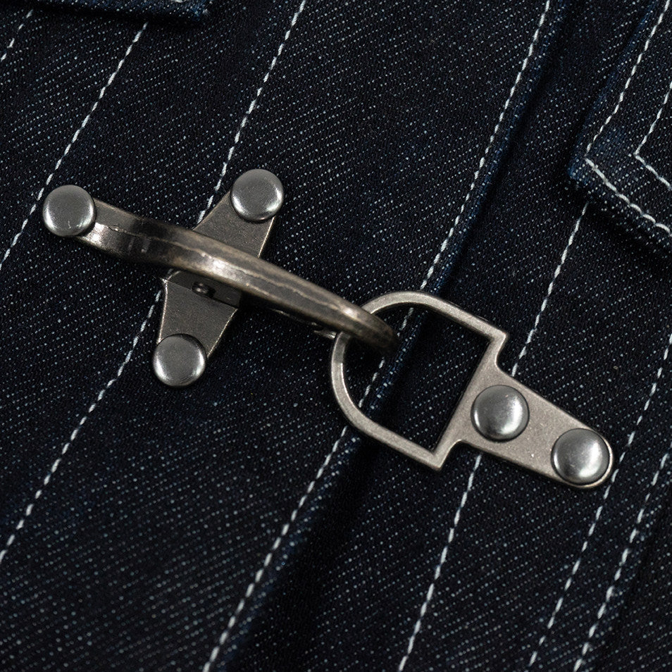 GRAF&WU Letter Embroidery Fashion Lobster Button Design Casual Jacket