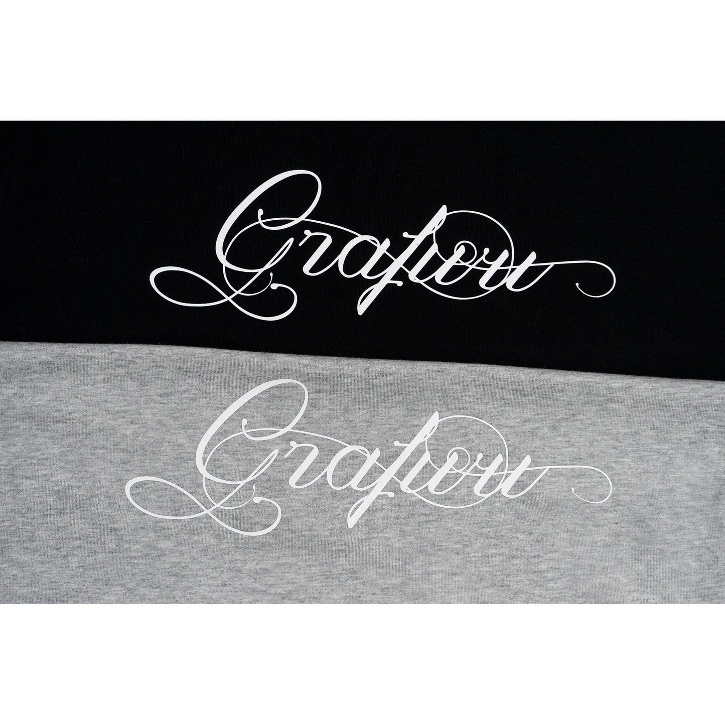 GRAF&WU Letter Print Quick-Drying Cool Feeling Cotton Cozy T-shirt