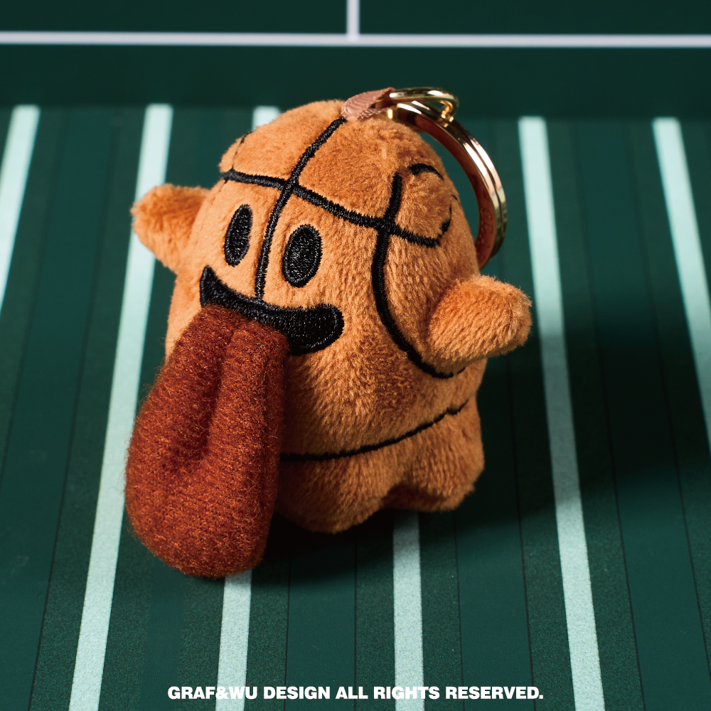 GRAF&WU Mini Sports Ball Ghost Keychain