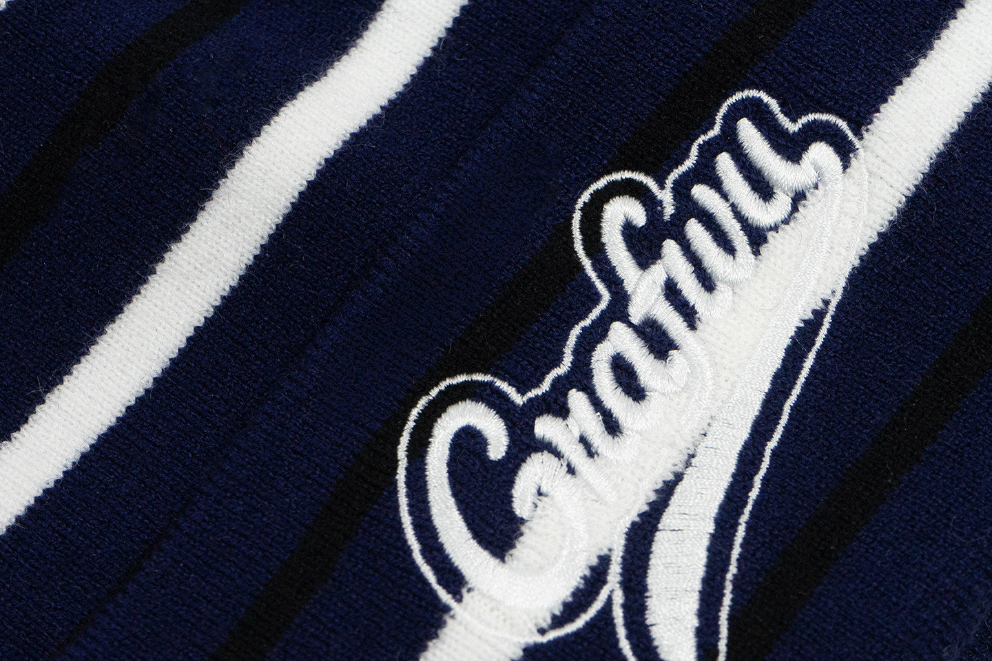 GRAF&WU Trendy Striped Letter Embroidered Street Hip-hop Wool Knit Hat