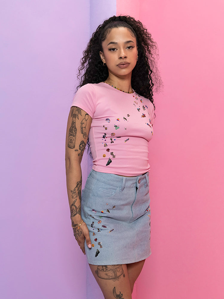 GRAFWU Y2k Fashion Short Skirt