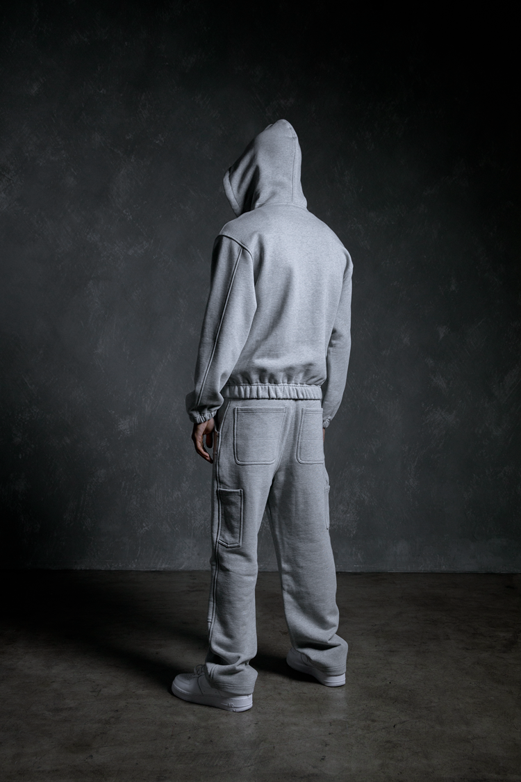 GRAF&WU Lumberjack Streetwear Oversize Zip-up Hoodie