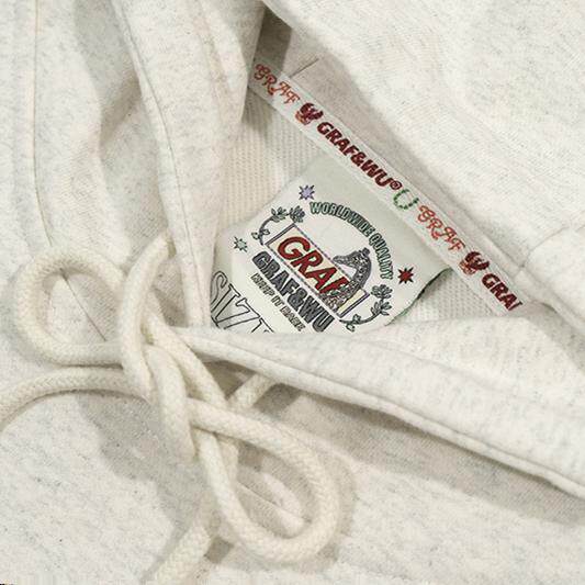 GRAF&WU EricB&Rakim Knowledge Book Angel Graphic Fleece Hoodie Sweatshirt