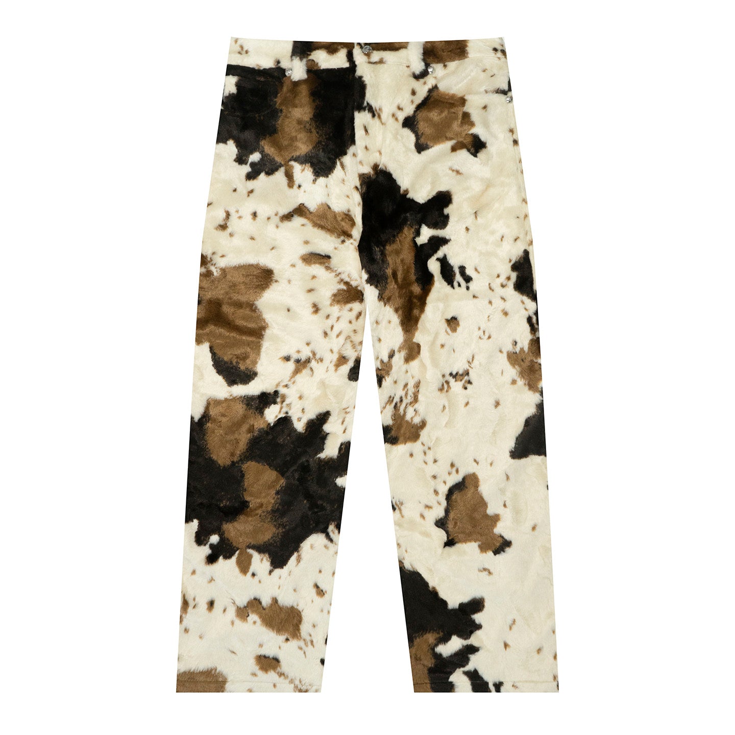 GRAF&WU Western Soft Horsehair Fashion Warm Thick Pants