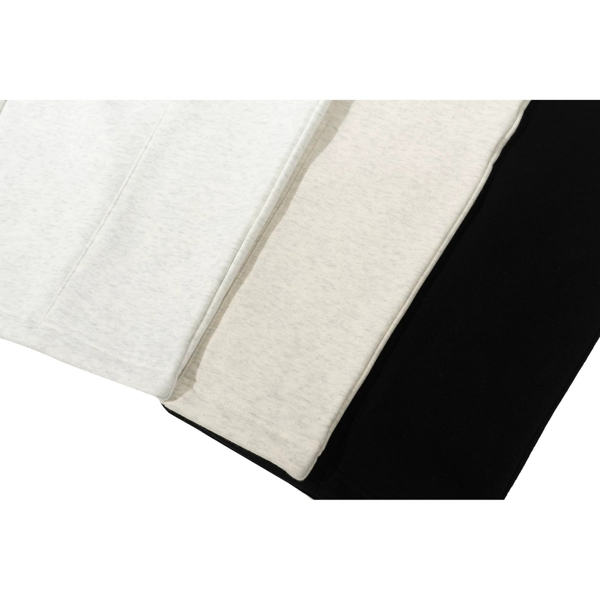 GRAF&WU Unisex Embroidered Cotton Fleece Sweatpants