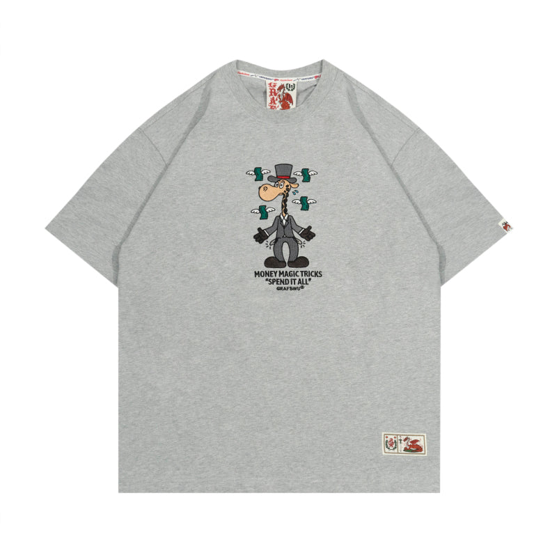 GRAFWU Magician Giraffe T-shirts