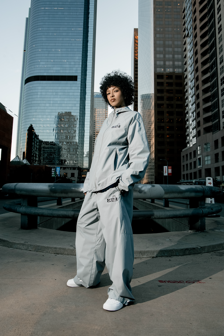 GRAF&WU SPORT Reflective print Lightweight Jacket