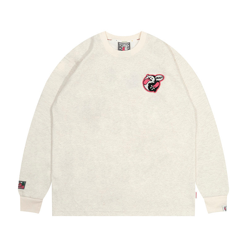 GRAF&WU 12 Five Elements Cute Ghost Character Long Sleeve Shirt