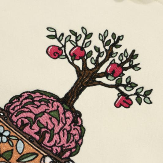 GRAF&WU Brain Potted Plant Hoodie Harvests Creative Fruits Sweatshirt