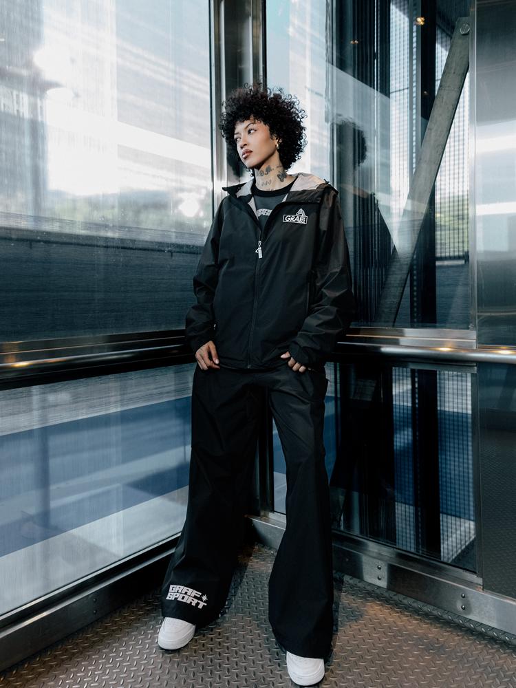 GRAF&WU SPORT Reflective print Lightweight Jacket