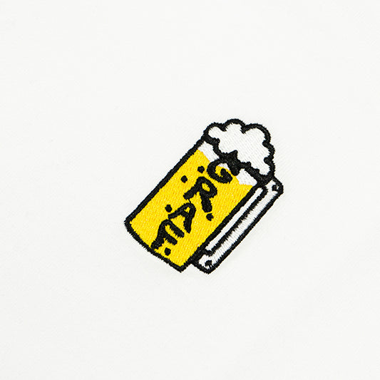 GRAFWU Summer Beer Mini Embroidery T-Shirts