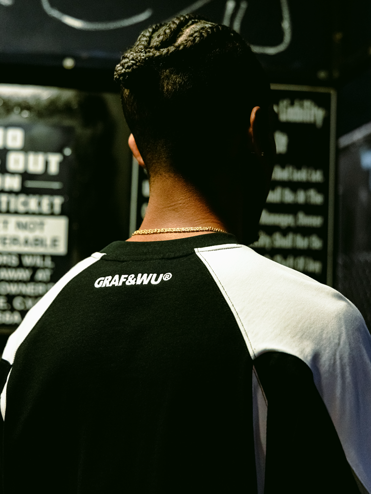 GRAF&WU Bloke Core Style Fashion Embroidered Long-sleeves Shirt