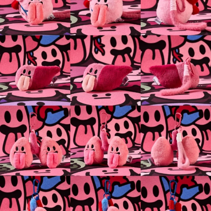 GRAF&WU BooGhost Health Guardian Organ Plush Bag Charm - Cute Anatomy Collectible