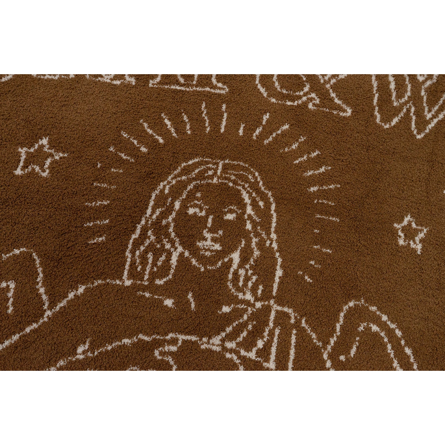 GRAFWU Victory Wealth Luck 3 Goddesses Plush Throw Blanket | Cozy Sofa Blanket for Home Decor