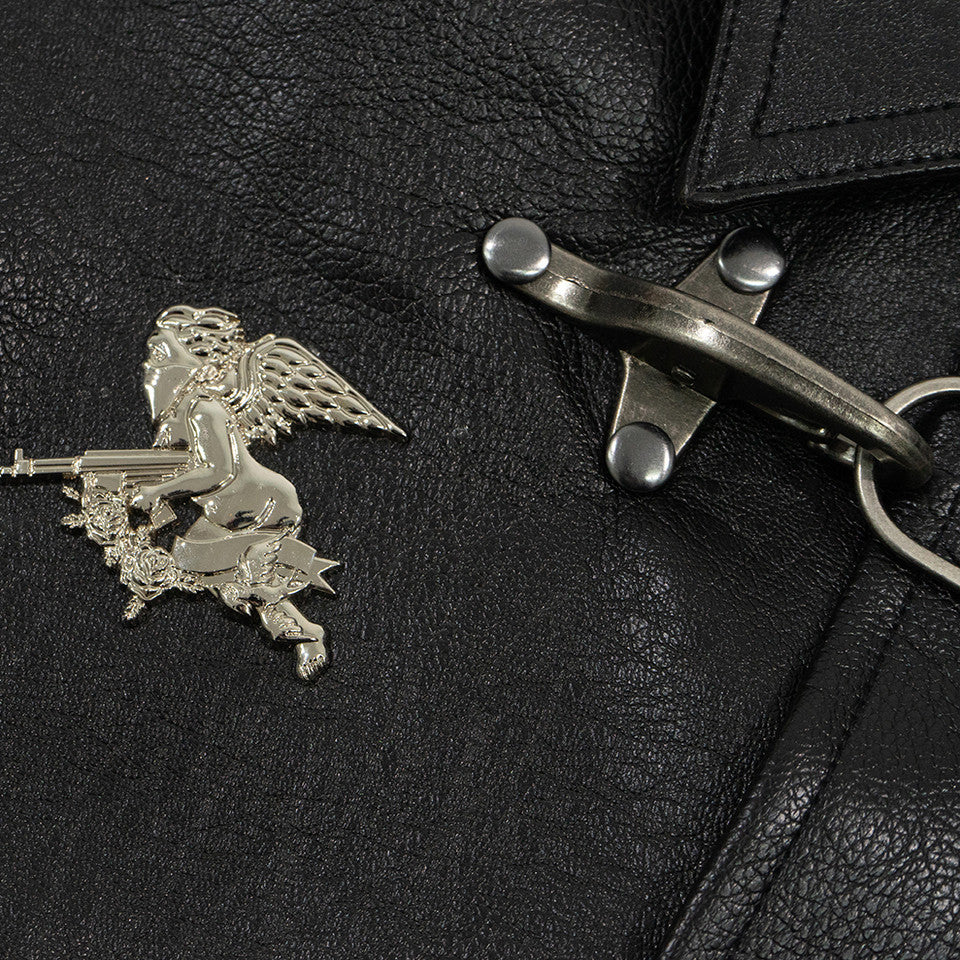 GRAF&WU AK Angel Lobster Buckle Design Black Warrior Jacket